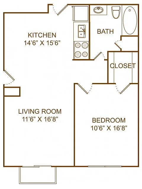 Floor plan The Mt. Vernon Renovated