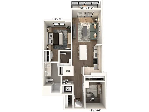 Floor plan A15-D-Scheme2