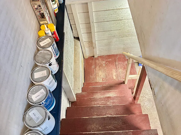 Down to basement