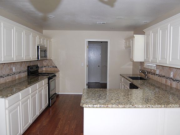 Kitchen with granite counter tops