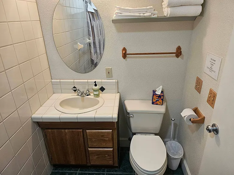 Tiled bathroom
