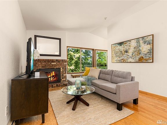 Single level living with open light and bright floor plan.