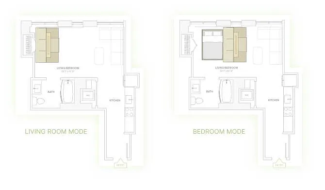 Floor plan ORI Expandable Studio S4