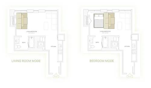 Floor plan ORI Expandable Studio S4