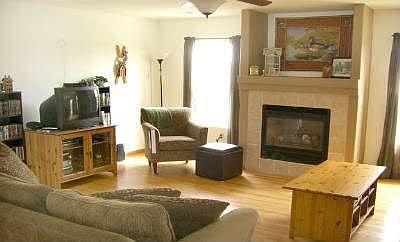 Gas Fireplace in Living Room