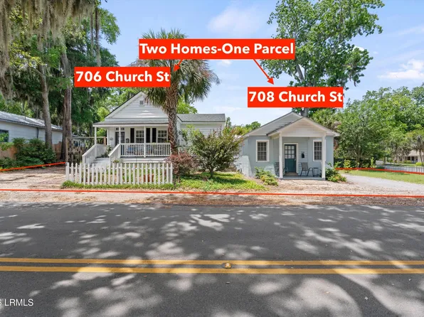 706 & 708 Church St, Beaufort, SC 29902