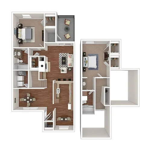 Floor plan 2/2 Townhome
