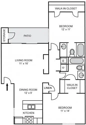Floor plan Saint Andrew- B1