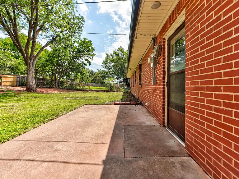 Back patio