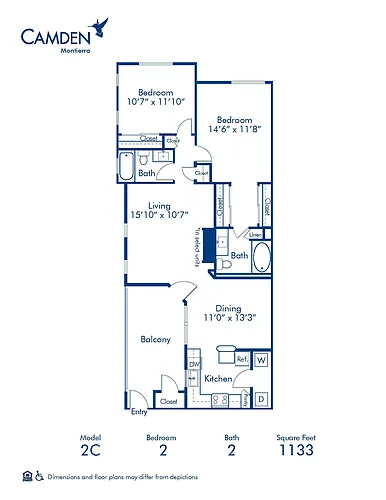 Floor plan 2C