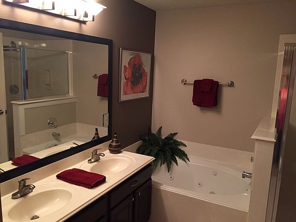 Master bath with jet tub