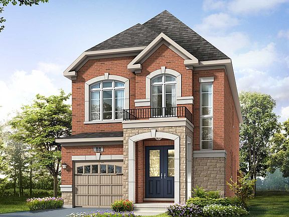 Exterior Pearl Style C at Woodhaven in Aurora, Ontario.