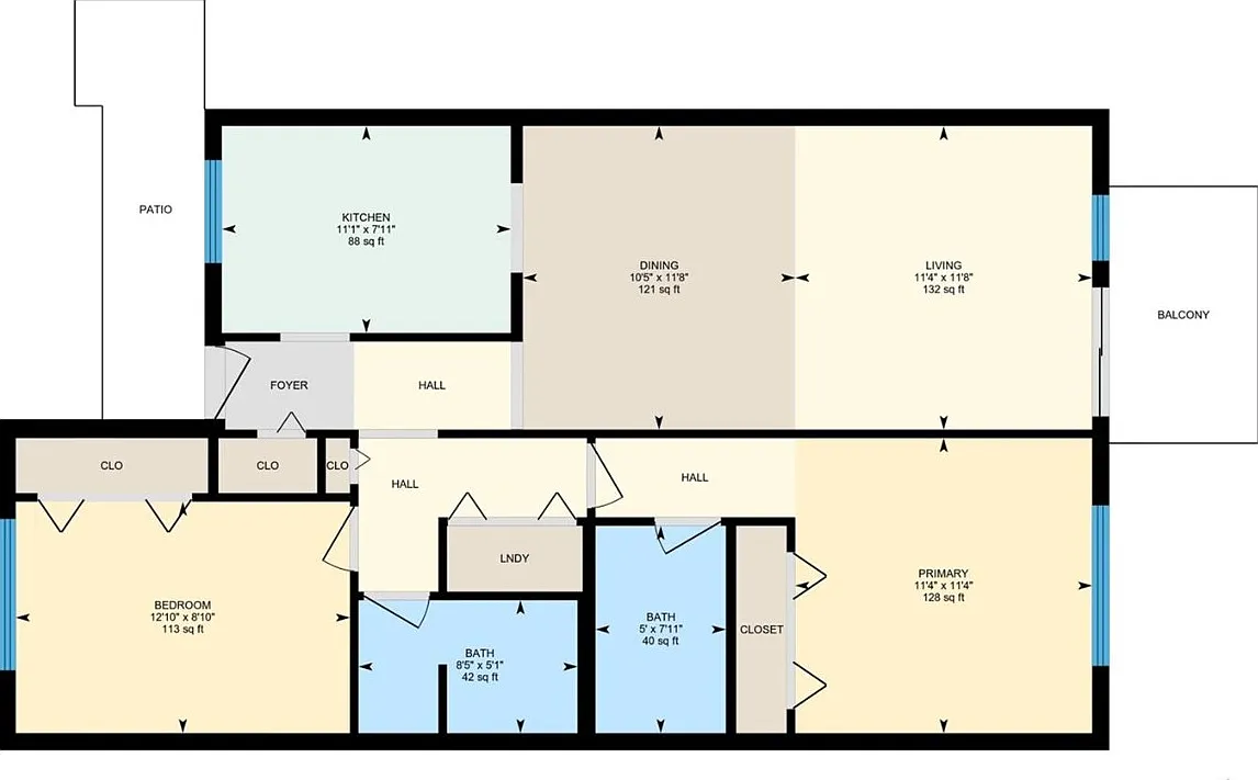 2 bed, 926 sqft, $3,300 — Photo 3