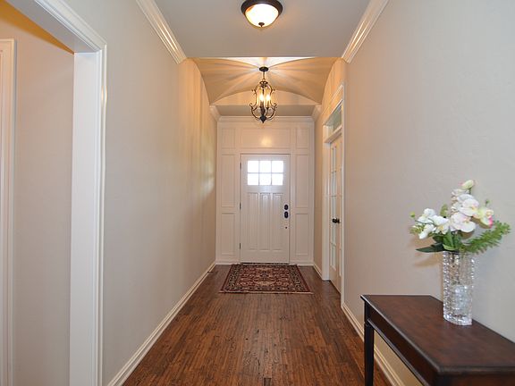 Elegant front entry with hardwoods