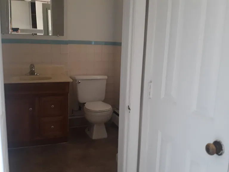 Half bath on first floor