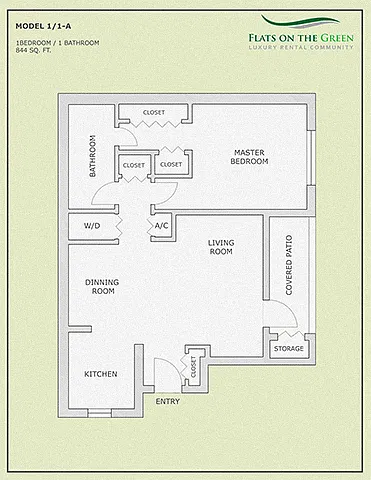 Floor plan 1-1A