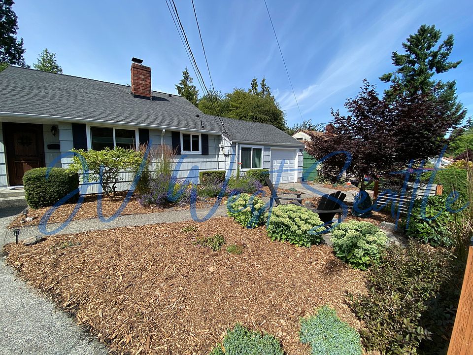 Newly landscaped front yard