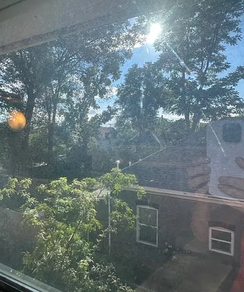 View of the quiet neighborhood