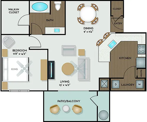 Floor plan Bastrop