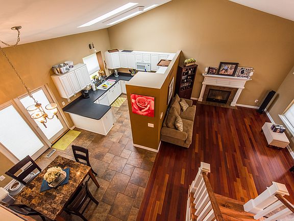 view from upstairs hallway