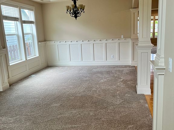 Living room and formal dining area