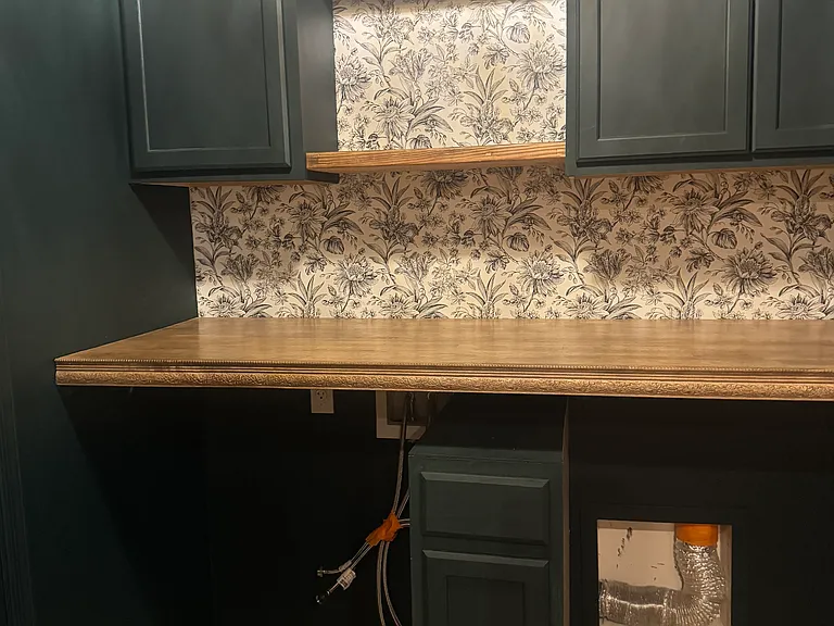 Laundry Room with Shelving