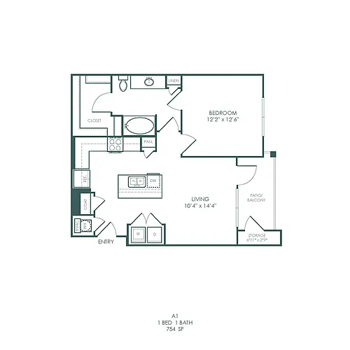 Floor plan A1