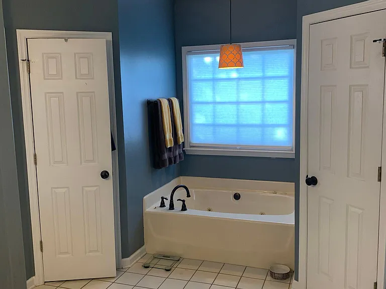 Master Bathroom Jetted Tub + Double Closets