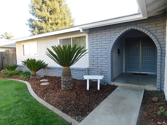 Entry way and landscaping.
