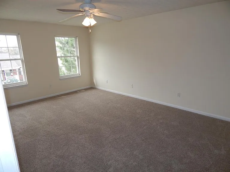 ceiling fan in master bedroom