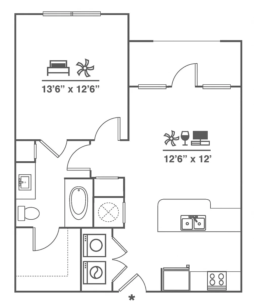 Floor plan A1