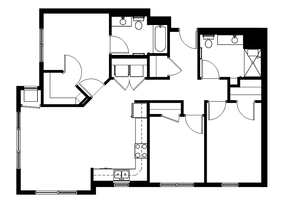Floor plan 3 Bedrooms