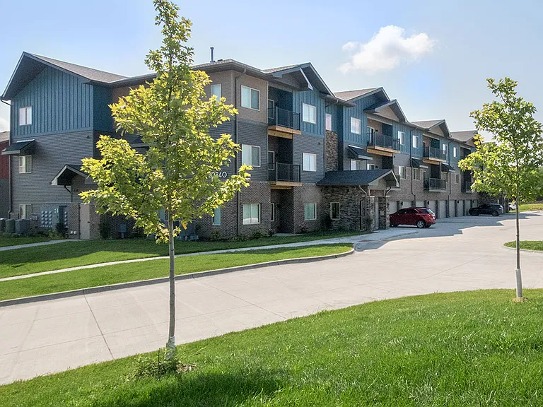 View of apartments buildings at Avenue 204.