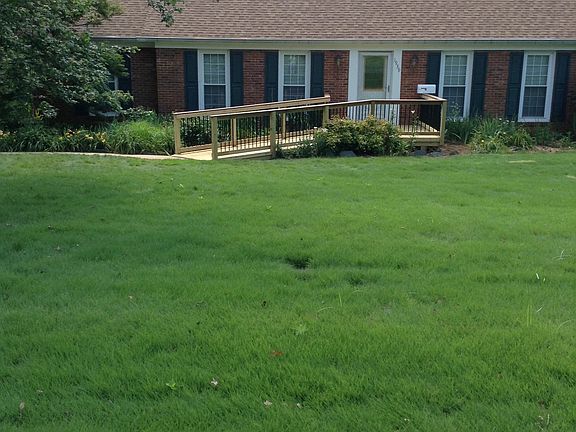 front of house and yard