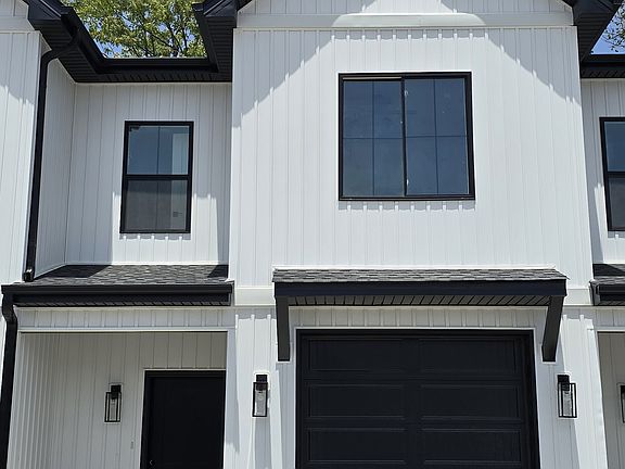 Unit Facade - Detail of Main Entrance and Enclose Garage
