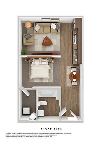 Floor plan Studio