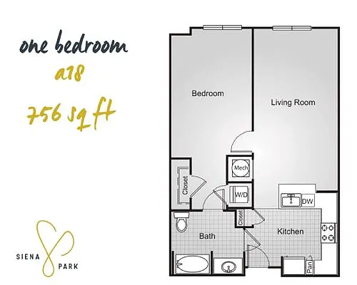 Floor plan A18