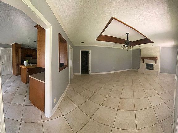 Living room and kitchen