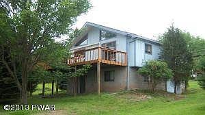 Rear view of home