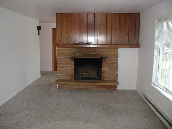 Living Room With Fireplace