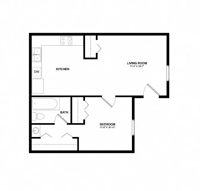 Floor plan Eagles Nest Remodeled
