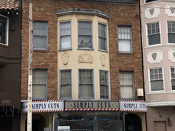 front of building