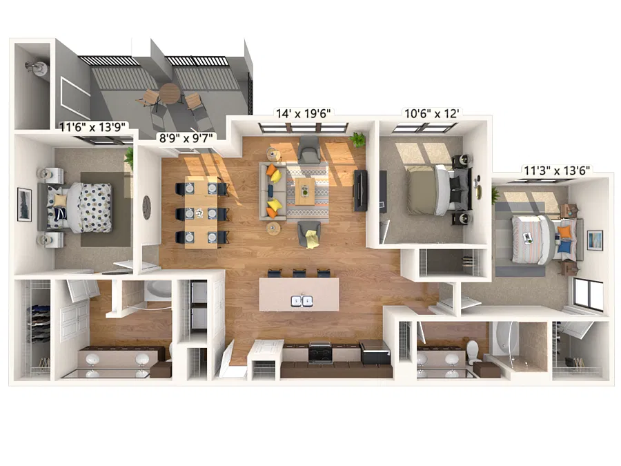 Floor plan C2