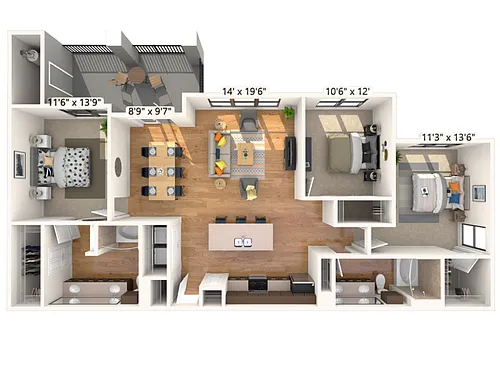Floor plan C2