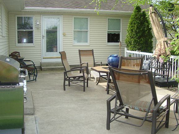 Patio outside kitchen/dining