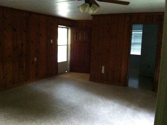 Den with knotty pine walls