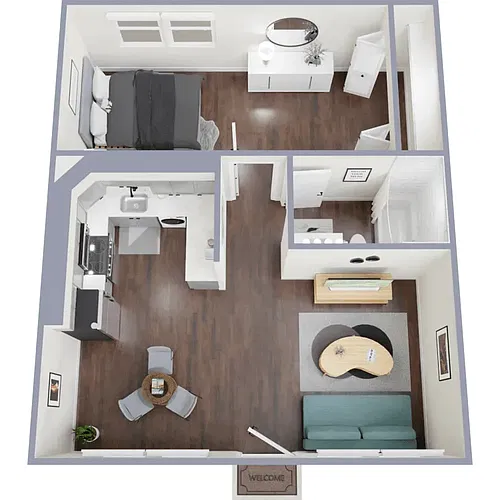 Floor plan 1X1