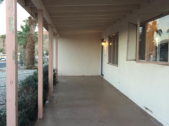 View of front porch from driveway