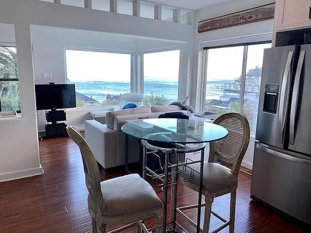 View from eating area