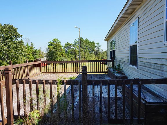 Large back deck